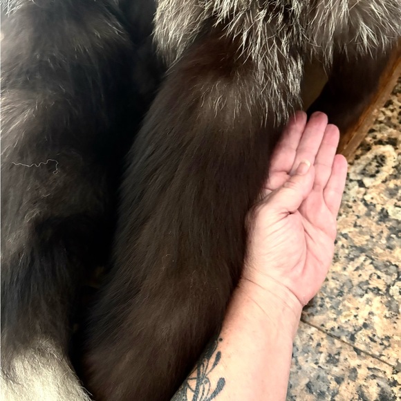 Silver fox double full body 50 inch Vintage - Picture 11 of 15